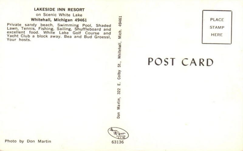 Lakeside Inn - Old Postcard